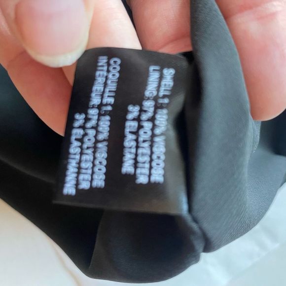 Anthropologie By Chloe Oliver Women's Black Embroidered Shift Dress Size L - Picture 5 of 15